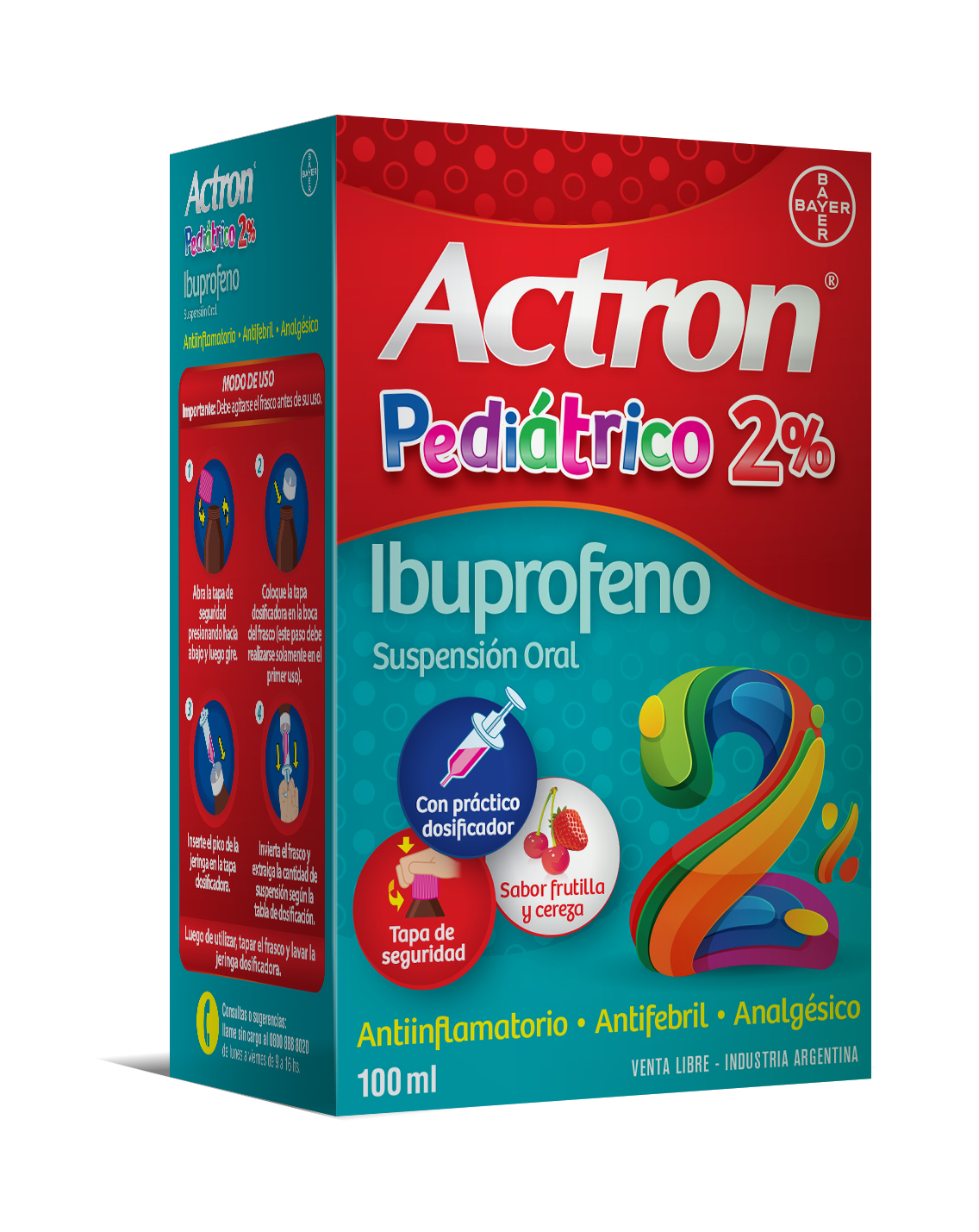 ACTRON® Pediátrico 2% - Suspensión Oral 100ml